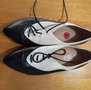 Vintage Oxford Leather Shoes sz 40/ 10 Made in Spain